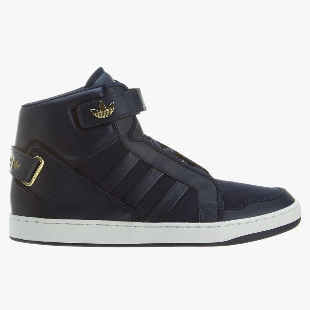 Adidas Men's AR 3.0 Mid Indigo/Gold Metallic/Sneakers - Picture 4 of 12